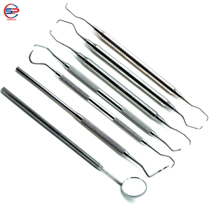 Dental Gracey Curettes Prophylaxis Tray Setup Stainless Steel Scaler Composite Filling Instruments <b>Set</b> of 7 - Product Image 3