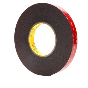3M 5952 <strong>Double</strong> <strong>Sided</strong> Adhesive Black Auto Rain Eyebrow Strong Trackless Adhesive Tape Waterproof Metal Adhesive 3m Foam Tape