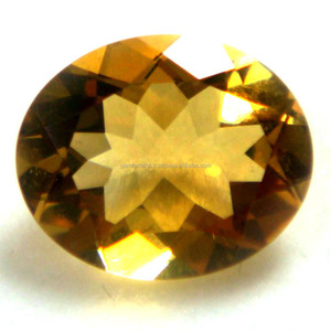 Piedra preciosa ovalada de citrino amarillo de 14x12MM, calidad de corte facetado, piedra preciosa suelta de gran tamaño calibrada, piedra citrina Natural certificada - Product Image 4