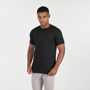 <b>Hot</b> Selling Summer Short Sleeve Customized Fabric 100% <b>Combed</b> Cotton Jersey 160-200GSM Heavyweight T-shirts - Product Image 2