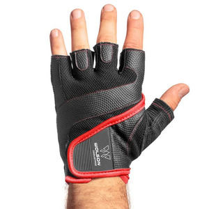 Gants de gymnastique demi-doigts personnalisables pour hommes Gants d'entraînement en silicone néoprène Soutien des poignets pour l'entraînement, l'haltérophilie et le fitness - Product Image 5