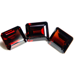 พลอยโกเมนสีแดงคุณภาพสูง ขนาด 6x4 มม. 7x5 มม. 8x6 มม. 9x7 มม. สำหรับทำเครื่องประดับ ขายส่งพลอยโกเมนสีแดงธรรมชาติ - Product Image 5