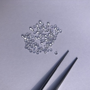 2.5mm Naturel Blanc Cristal Quartz Facettes Rondes En Vrac Semi Précieux Pierres Précieuses Usine Véritable Certifié Calibré Pierre Lâche - Product Image 2