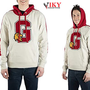 Sudaderas con capucha para hombre Logotipo bordado de chenilla personalizado Sudadera con capucha colorida y sudaderas Parches de chenilla personalizados Sudaderas con capucha bordadas - Product Image 4