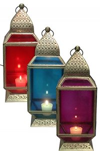 โคมไฟเหล็กแก้วโอเรียนเต็ลแบบแฮนด์เมดคุณภาพสูงของตกแต่งคริสต์มาสในร่มกลางแจ้งเทศกาลแต่งงานของตกแต่งบ้านอื่นๆ - Product Image 5