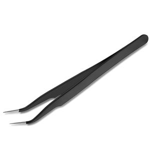 Pincettes de cils en acier inoxydable, instrument de manucure professionnel, de meilleure qualité, pour Extension de cils, 1 pièce - Product Image 3