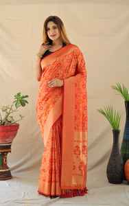 Saris-tela de seda suave para mujer, diseño a la moda, venta al por mayor, Surat, India, 2022 - Product Image 4