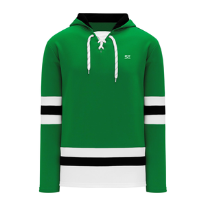 High Quality Tackle Twill Embroidery Custom Made Ice Hockey Hoodie <b>Laces</b> Windproof Breathable Eco-Friendly 100% Cotton Fleece - Product Image 5