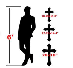 Arte de Pared Cruzado 2022, Nuevo Letrero Rústico de Madera y Metal, Decoración de Pared con Fe Cristiana, Decoración de Pared para el Hogar o Bar - Product Image 5