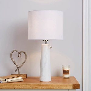 โคมไฟตั้งโต๊ะฐานหินอ่อน - Product Image 1