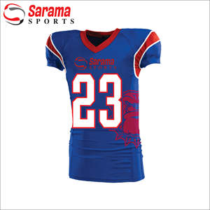 ชุดเสื้อเจอร์ซี่อเมริกันฟุตบอลสำหรับผู้ชายเครื่องแบบอเมริกันฟุตบอลออกแบบและโลโก้ตามสั่ง - Product Image 2