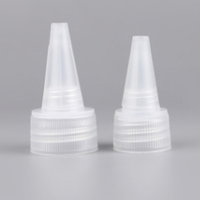 Vis d'emballage de bouteille ronde en plastique, 18/410 pièces, bec torsadé/capuchon supérieur en plastique