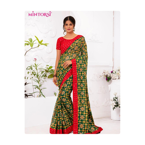 Estilo indio Saree Mintorsi Best Seller Material de seda para bodas y ocasiones especiales disponibles a bajo precio - Product Image 1
