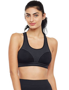 Soutien-gorge de sport rembourré XXL pour femme, design racerback, ensemble de yoga, confort sécurisé pour les entraînements à fort impact - Product Image 2