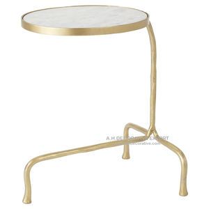 Mesa lateral de aluminio fundido hecho a mano para decoración del hogar, nuevo diseño de sala de estar de lujo para la venta - Product Image 6