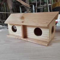 En bois nid d'oiseau-maison d'oiseau de haute qualité en gros du Vietnam personnalisée de style moderne de conception fabrication prix bas d'impôt