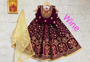 Partie Porter Lahenga Choli Surat Usage Nuptiale de Partie Georgette Anarkali Dernière Conception Chaniya Choli Lehenga Avec Blouse style Indien - Product Image 3