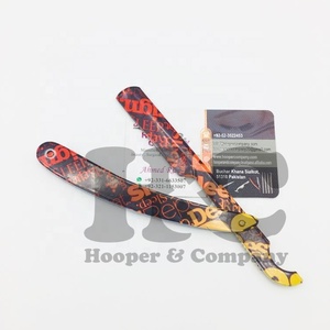 Top Trend Barber <b>Razors</b> Paper coating Barber <b>Razors</b> throat cut stainless stainless changeable blades with good quality - Product Image 4