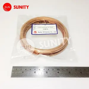 TAIWAN SUNITY high quality engine spare parts replaces shielding side 2T 3T copper packing for liner for YANMAR Marine