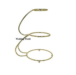 Juego de soporte de pastel de Metal decorativo de cocina de cuatro forma personalizada soporte de pastel hecho a mano soporte de pastel de Metal de mesa de Venta caliente - Product Image 3