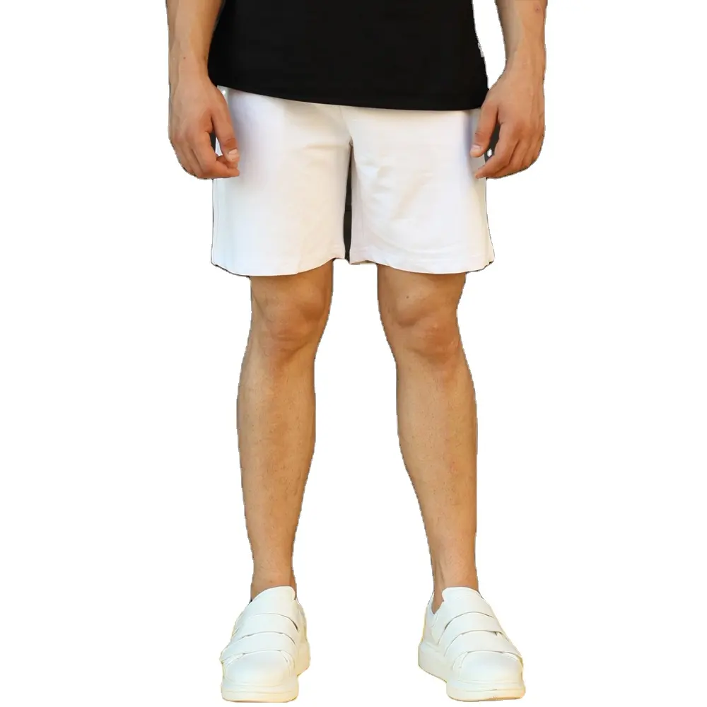האחרון עיצוב המזדמן של מכנסיים צמר כותנה רפוי מכנסיים OEM מותאם אישית לוגו קצר הלוך גברים