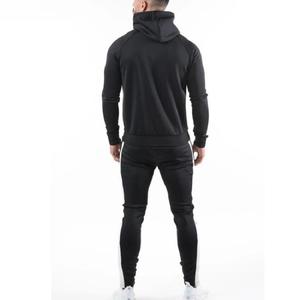 2021 mejor precio chándal deportivo para hombre personalizado polar algodón Sudadera Capucha transpirable Color sólido Fitness primavera impreso - Product Image 2