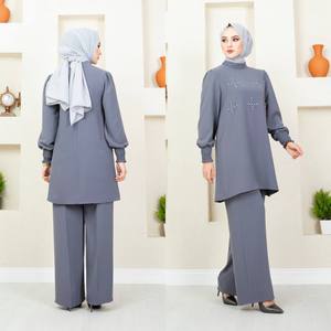 อาบายาคาฟตานเสื้อผ้าอิสลามสำหรับผู้หญิง,เสื้อคลุมกิโมโนสไตล์ดูไบอาหรับมุสลิมแฟชั่นอิสลามชุดเดรสเรียบง่ายคุณภาพสูงจากตุรกีสำหรับฤดูกาลใหม่ - Product Image 3