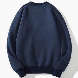 Sweat-shirt en coton uni à manches longues pour l'hiver, personnalisable avec broderie et impression, vente en gros à prix abordable - Product Image 1