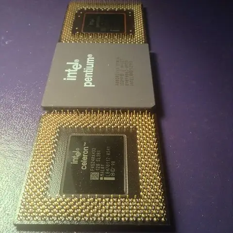 Cpu 486 y 386, ordenador Ram, desecho de CPU de cerámica