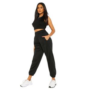 <b>Women</b> Solid Color <b>Jogger</b> Track Cotton Made Clothes <b>Women</b> Cotton <b>Fleece</b> Color Block Trousers <b>Women's</b> Sweatpants - Product Image 6
