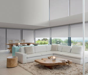 Stores roulants en tissu solaire, 1 pièce, traitement de fenêtre, prêt à installer pour bureau et hôtel - Product Image 3