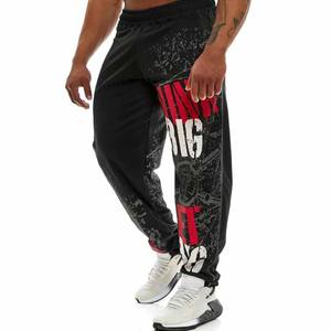 Pantalons de jogging athlétiques ajustés et ajustés 100% coton pour hommes, pantalons de survêtement de gymnastique de base avec logo personnalisé, fermetures à glissière au bas de la jambe, couleur unie, décontractés - Product Image 3