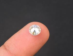 สีขาว D สีรอบตัด VVS1 Moissanite หินหลวมพลอยสังเคราะห์เพชรที่มีใบรับรอง GRA 7.0มิลลิเมตร1.2กะรัต - Product Image 3