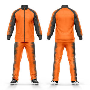 Conjunto de chándal de entrenamiento de secado rápido transpirable talla XL personalizado para hombre al por mayor camiseta XXL para adultos con logotipo de entrenamiento de invierno - Product Image 1