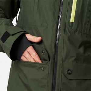 <b>Men's</b> Warm Soft Shell Jacket for Winter Breathable <b>Fleece</b> and Polyester Stand Collar Outdoor Wear - Product Image 6