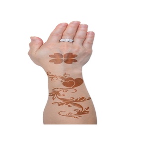 ผงเฮนน่าคุณภาพลายสักจากฮันนาชั่วคราว,ผงแร่ราชสถานศิลปะร่างกาย BAQ Henna ใช้ออร์แกนิกได้ดีที่สุด