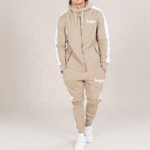 Traje de jogging ajustado con logotipo personalizado de alta calidad, jersey de diseño superior, ropa de calle, chándal bordado, impermeable, sólido - Product Image 4