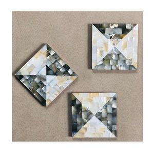 Newest Design <b>Marble</b> <b>Coaster</b> Set With Metal Holder White Color Hexagon Shape Cup Glass <b>Coaster</b> By Home Arts - Product Image 2