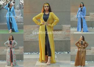 เสื้อเบลาส์โบฮีเมียนแบบไม่มีสายหนังรีไซเคิลลายดอกไม้แนววินเทจไซส์ใหญ่พิเศษ - Product Image 4