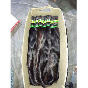 En gros 10A Grade Indien Remy Vierge Cheveux Armure En Vrac Pas Cher Teint Extension de Cheveux Humains 100g Poids Trame Numéro de Modèle - Product Image 6
