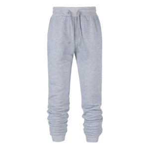 High Quality <b>Men's</b> <b>White</b> Cotton Sweatpants Elastic Waist Drawstring Casual Joggers Autumn Mid weight Knitted Pants - Product Image 2