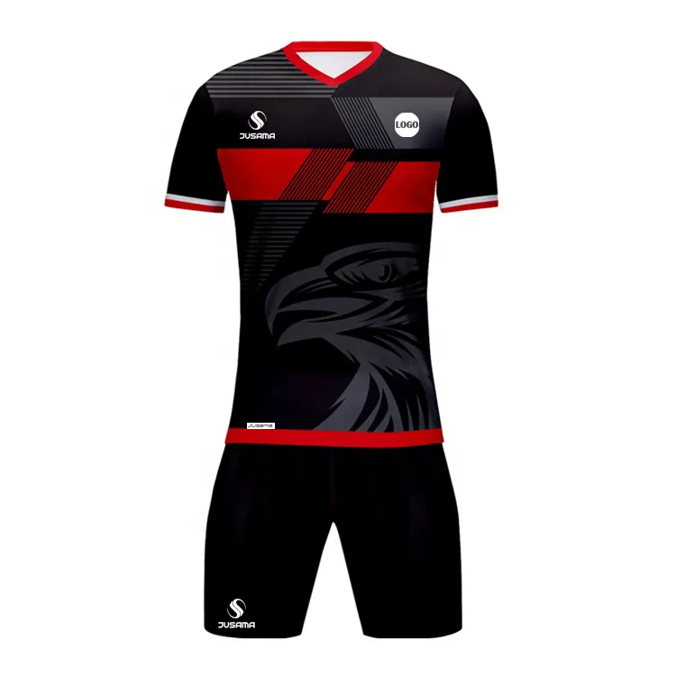 Manufacturer Custom Soccer Uniform Sublimation Football Training Jersey Kits Sport Soccer Wear Sports Training Kits Custom Size