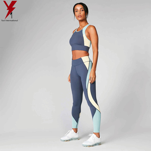 High Waist Four Way Stretch Sports Women Fitness Yoga Pants <b>Leggings</b> with Pockets - Product Image 4