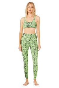 Ensemble de jambières et soutien-gorge en peau de serpent pour femmes, tenue de yoga, de sport, d'entraînement, sur mesure, bon marché - Product Image 5