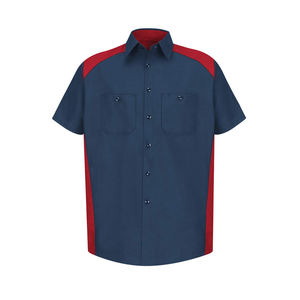 CustomRacingWearTeam ShirtsBreathable en cuir véritable Chemises d'impression de logo surdimensionnées Chemises personnalisées OEM Chemises uniformes de sport automobile - Product Image 1