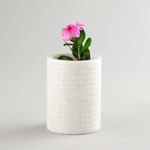 Macetas de flores blancas de nuevo diseño, decoración del hogar, macetas de plantas de mármol antiguo para interior y exterior, venta al por mayor - Product Image 3