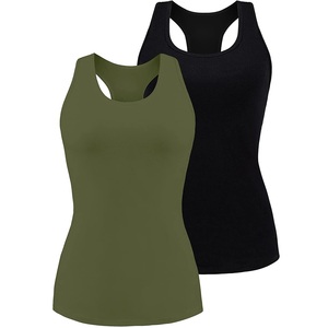 Débardeur tricoté bleu clair à col rond pour femme, couleur unie, style décontracté streetwear, en Spandex/Coton, respirant, écologique, séchage rapide, coupe courte - Product Image 3