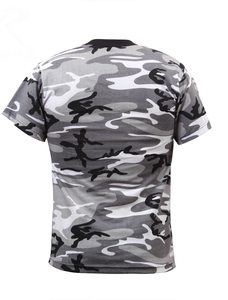 Camisetas Casuales de Poliéster para Hombre Mafra Sports de Alta Calidad, Transpirables, Ecológicas, de Secado Rápido, con Diseño de Camuflaje y Colores en Contraste - Product Image 3
