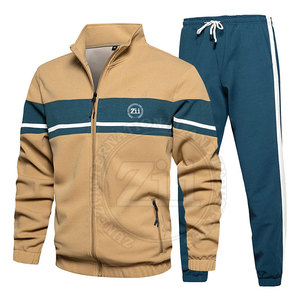 Survêtement d'hiver de haute qualité pour hommes Logo personnalisé Coupe-vent et respirant Style décontracté Ensemble grande taille Dernière version - Product Image 1