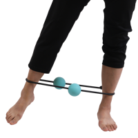 ALLWINWIN LMB10 Ballon de massage de lacrosse - Tube de résistance connectable pour le dos et la fasciite plantaire
